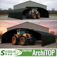 Tendone box auto tunnel magazzino 7x6m PVC serra