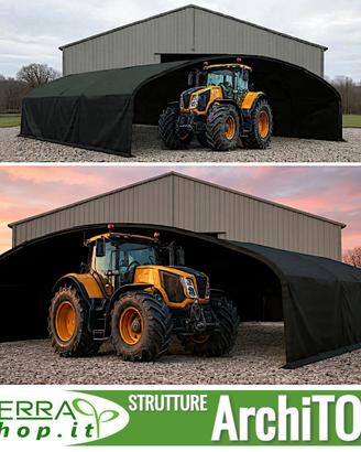 Tendone box auto tunnel magazzino 7x6m PVC serra