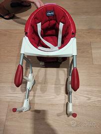 Seggiolino da tavolo 360° girevole Chicco Rosso