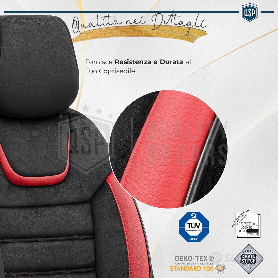 Subito - RT ITALIA CARS - SET COPRISEDILI per Fiat 500L Pelle Rossa Alcantar  - Accessori Auto In vendita a Bari