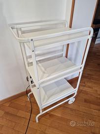 Carrello da cucina bianco