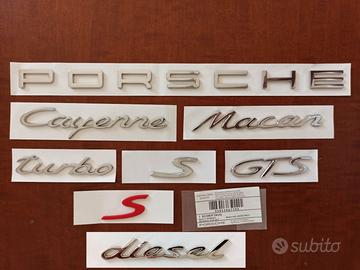 Scritte PORSCHE Macan Cayenne Panamera 911 Carrera