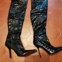 stivali da donna di Gianmarco lorenzi nero 