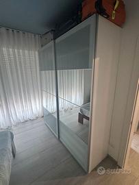 Armadio ikea 200cm doppia anta scorrevole