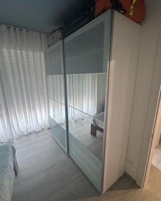 Armadio ikea 200cm doppia anta scorrevole