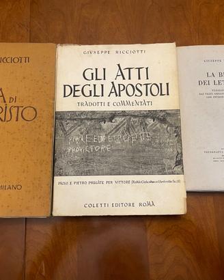 Libri (sono 3) di Giuseppe Ricciotti