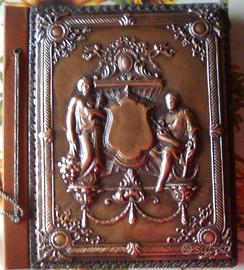 Portafoto in Rame antico