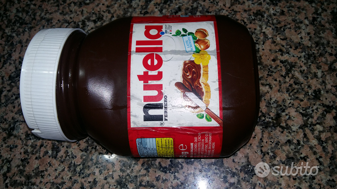Contenitore Nutella 5 kg vuoto - Collezionismo In vendita a Catania