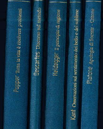 Lotto 5 libri Grandi Filosofi Fabbri Editori