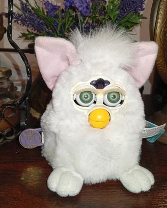 Furby funzionante originale vintage 2000 bianco 