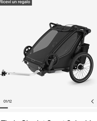 Thule Chariot Sport 2  rimorchio bici multisportiv
