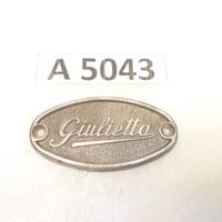 Peripoli Giulietta fregio scritta logo carter moto