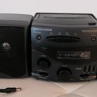 Radio musicassett brionvega junior bvjmc01 vintage