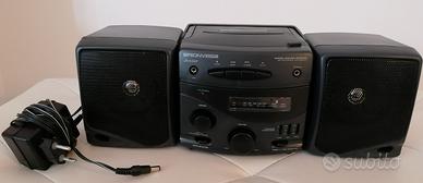 Radio musicassett brionvega junior bvjmc01 vintage