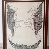 Quadro a china di Paolo Gobbi 