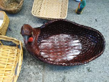 Ceste in bambù/vimini, prodotti in ferro battuto