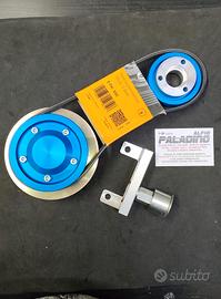 Kit pulegge anodizzato rapporto 2:1 500/126