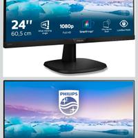 PHILIPS 243V7QDSB Monitor 24" LED IPS FHD, 4 ms, 3