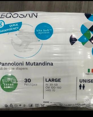 assorbenti egosan mutanda con strappo 