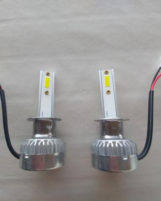 Coppia lampade H1 led 10.000 6000K bianco ghiaccio