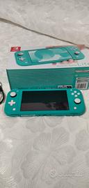 Console Nintendo Swich Lite Turchese con giochi