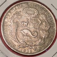 1 Sol Perù 1915