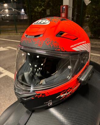 Casco moto Hyp + interfono Cardo