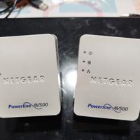 Powerline Netgear AV500 coppia adattatori rete Eth