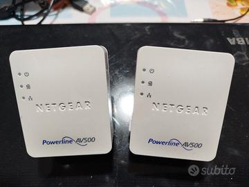 Powerline Netgear AV500 coppia adattatori rete Eth