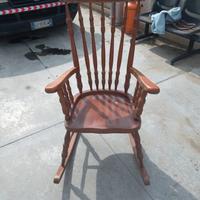 sedia a Dondolo anni 70