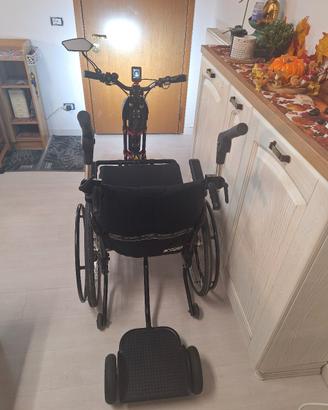 Biga pedana caregiver Offcarr carrozzina Triride