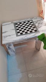 scacchiera di marmo