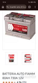 batteria auto FIAMM 80AH 