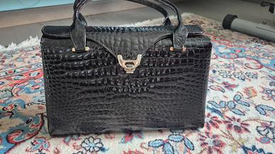 borsetta in coccodrillo  vero anni 70 