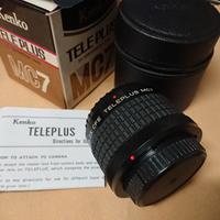 2x Kenko Teleplus MC7 per fotocamere Canon FD