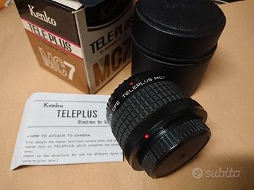 2x Kenko Teleplus MC7 per fotocamere Canon FD