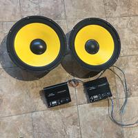 subwoofer + amplificatori