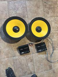 subwoofer + amplificatori