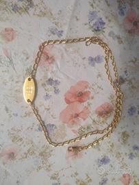 Balenciaga collana everyday in oro lucido ORIGINAL