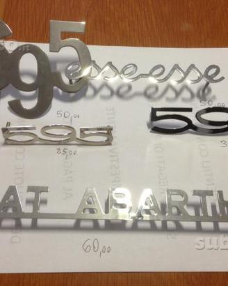 Scritte Fregi Coppe Abarth Giannini