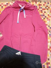 tuta champion fucsia blu donna