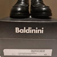 Mocassini Baldinini pelle nera tg. 40