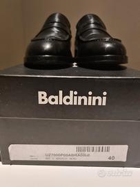Mocassini Baldinini pelle nera tg. 40