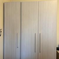 ARMADIO MODERNO 3 ante effetto legno chiaro