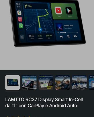 display Bluetooth Lammto RC37 Android carplay 