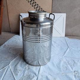 Bidone Fusto in acciaio Inox per Alimenti 50 Litri