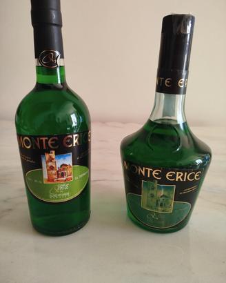 set 2 bottigli liquore Monte Erice 