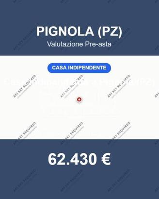 Immobile in asta di 268 m² con box auto a Pignola