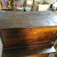 Cassapanca antica in legno