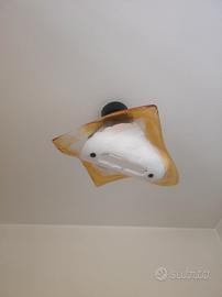 lampadario per ingresso a sospensione in vetro